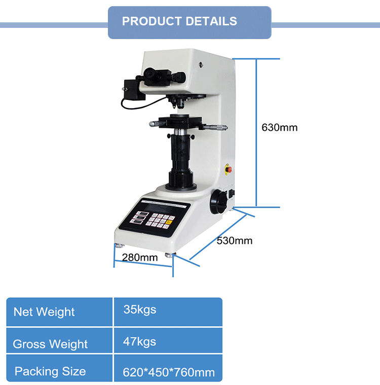 HV-10 Vickers Hardness Tester Mechanic Electrics Hardness Tester price